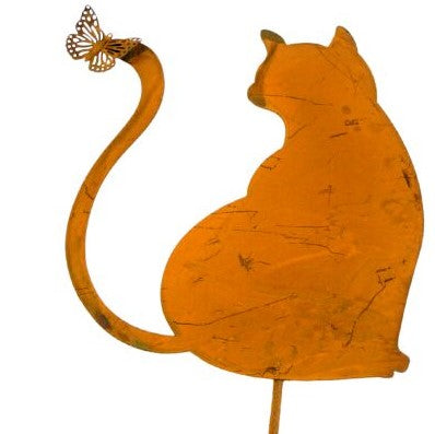 Katze Steker L65cm, Ve. 3 Stück