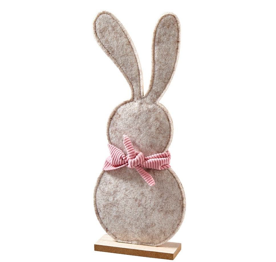 Hase mit Halstuch aus Filz 12,5cm H32cm
