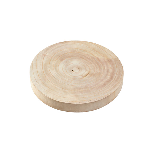 Holzscheibe D25cm H3,5cm, Ve. 1 Stk