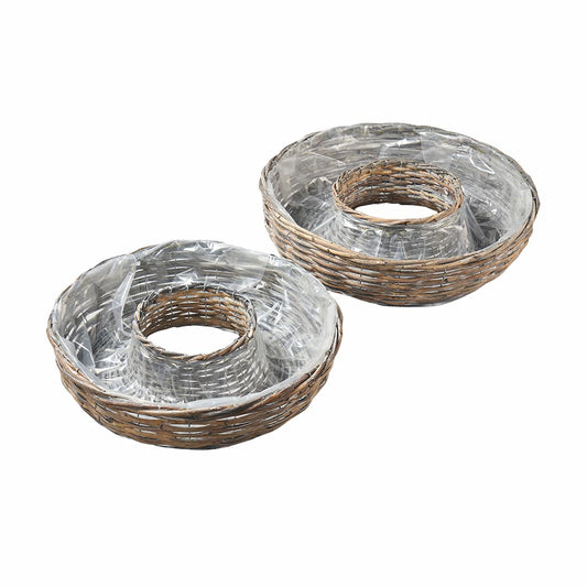 Pflanzring aus Rattan D50cm H12cm, Gr.XL