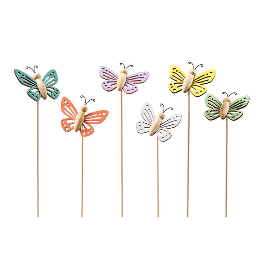 Schmetterling Pick 7,5x2cm, L34cm