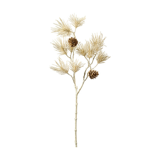 Tanne Dry Look, Zweig mit Zapfen, L66cm