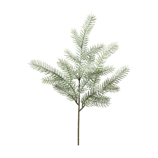 Tannenzweig 47cm, grün-weiss, Ve. 1 Stk