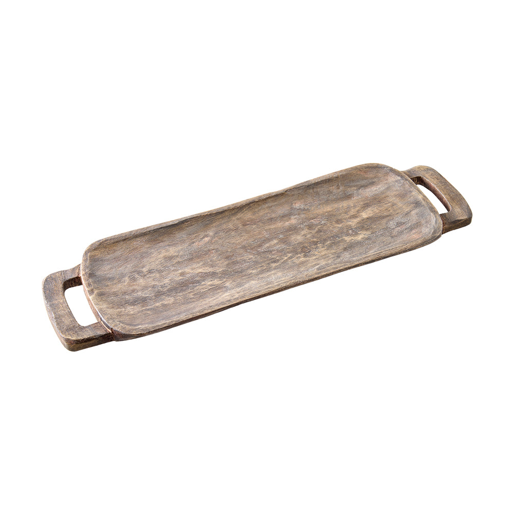 Tablett aus Mangoholz 55 x 17cm, Ve.1Stk