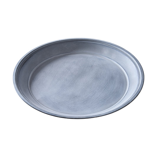 Teller aus Zink D36,5cm, grau, Ve. 1 Stk
