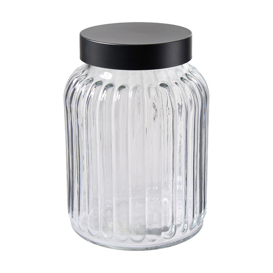 Glas mit Deckel D14cm H21cm, Ve. 1 Stk