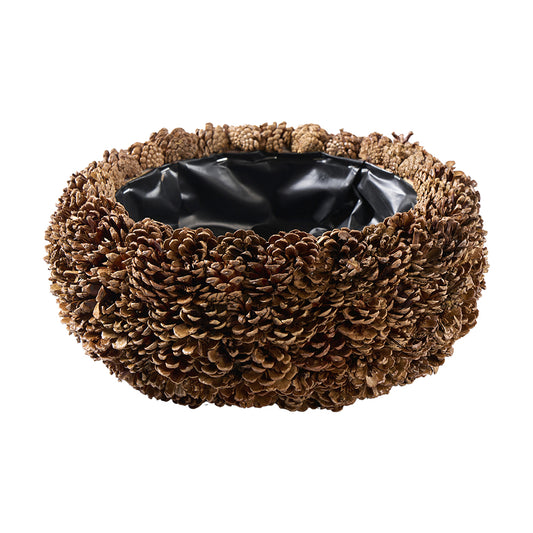 Übertopf aus Zapfen D40x27cm H16cm