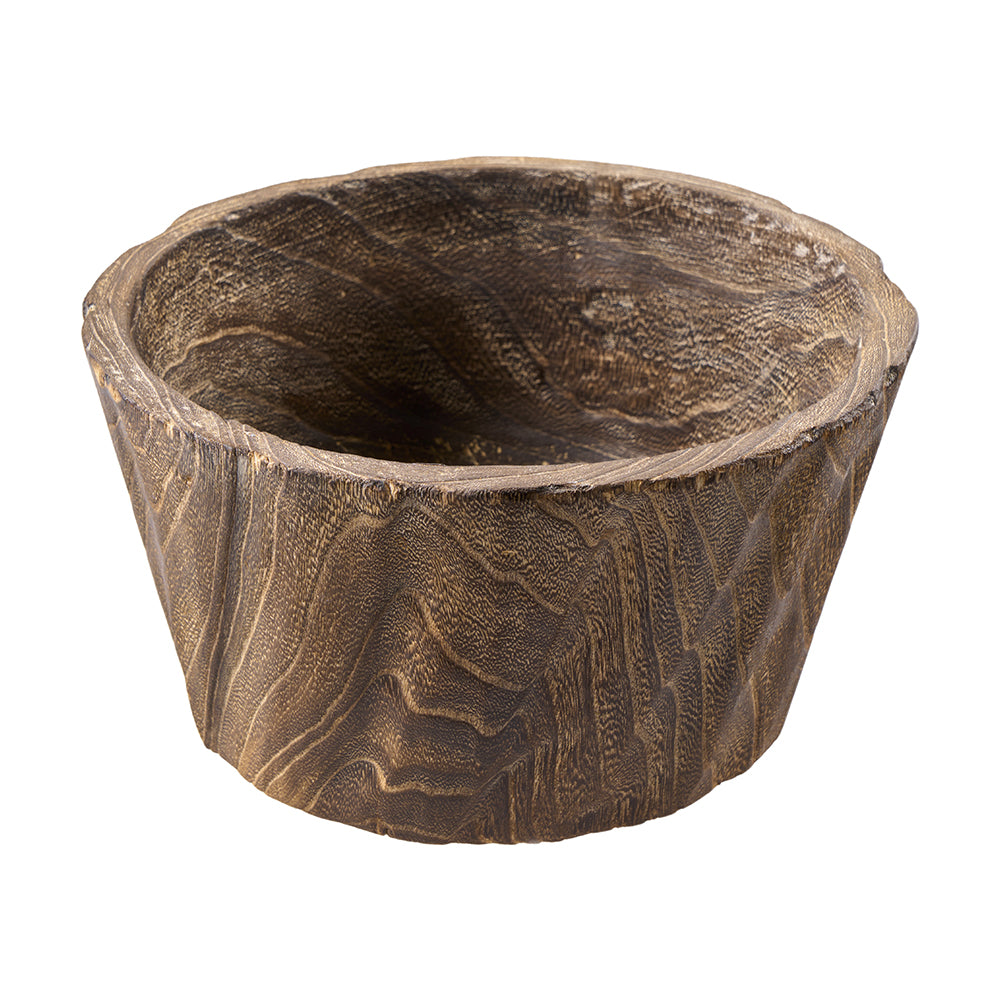 Schale aus Paulownie Holz D31cm H16cm