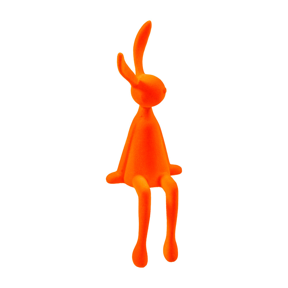 Hase sitzend beflockt, 38cm, Ve. 1 Stk