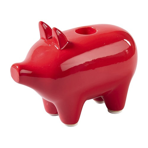 Kerzenhalter Schwein 14x7x11cm, Ve. 2 St