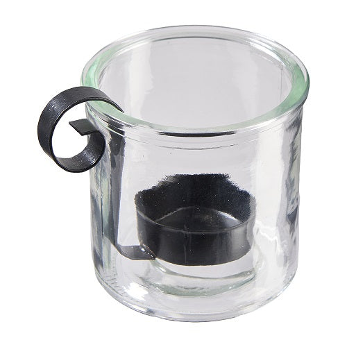Teelichthalter mit Griff, Ve. 1 Stk