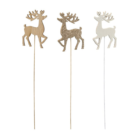 Stecker Hirsch auf Pick 9/29cm