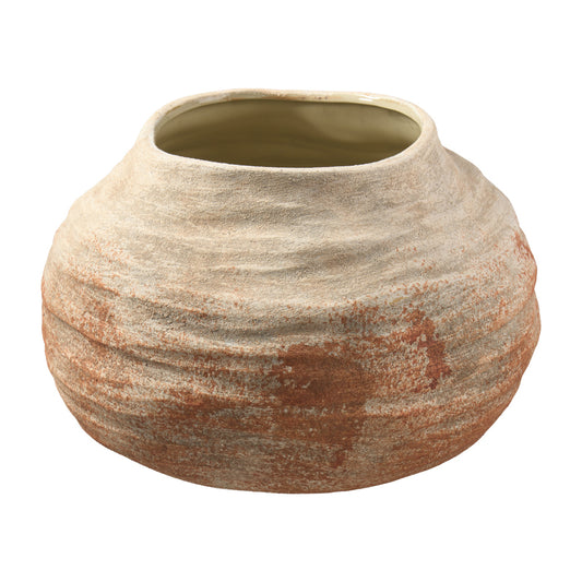 Vase flach D28cm H18cm