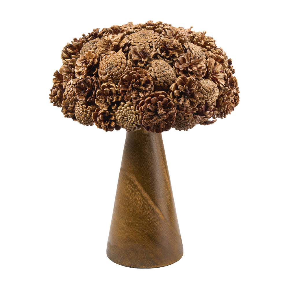 Pilz aus Zapfen D30cm H38cm, Ve. 1 Stk