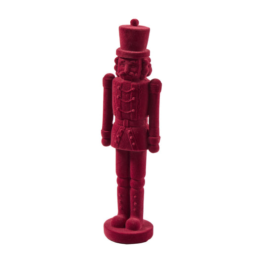 Nussknacker beflockt, 7x6x25,5cm