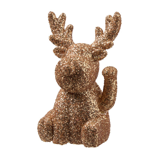 Winkerentier sitzend D12,5cm H21cm