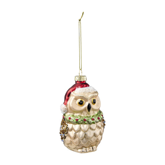 Anhänger Christbaum Eule, Ve. 2 Stk