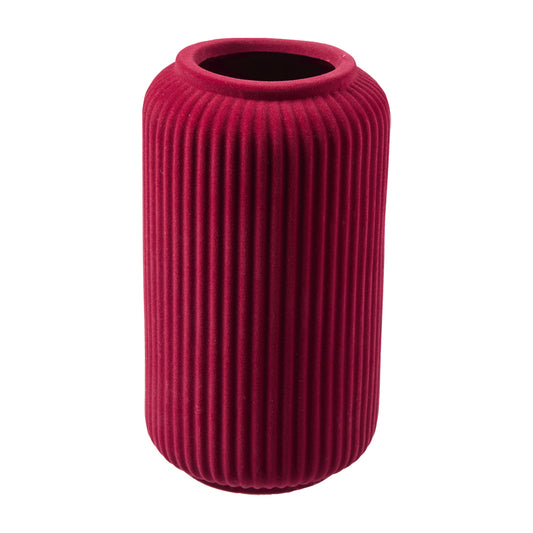 Vase mit Rillen D14 H25,5cm,