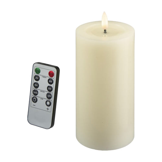 LED Kerze D7,5cm H15cm, Ve. 1 Stk