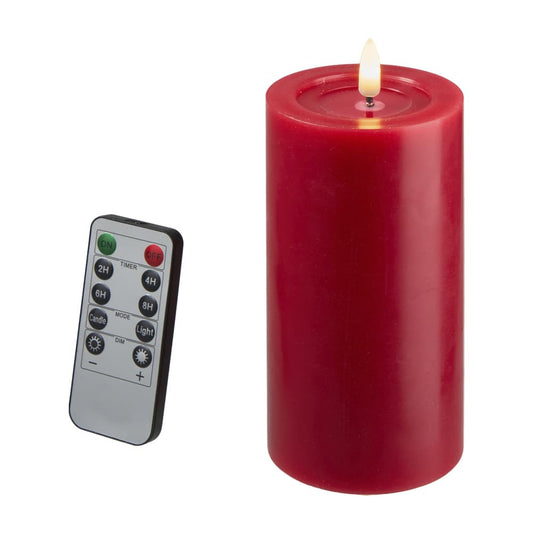LED Kerze D7,5cm H15cm, Ve. 1 Stk