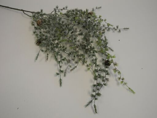 Tannenpick mit Zapfen beeist, Länge 94cm