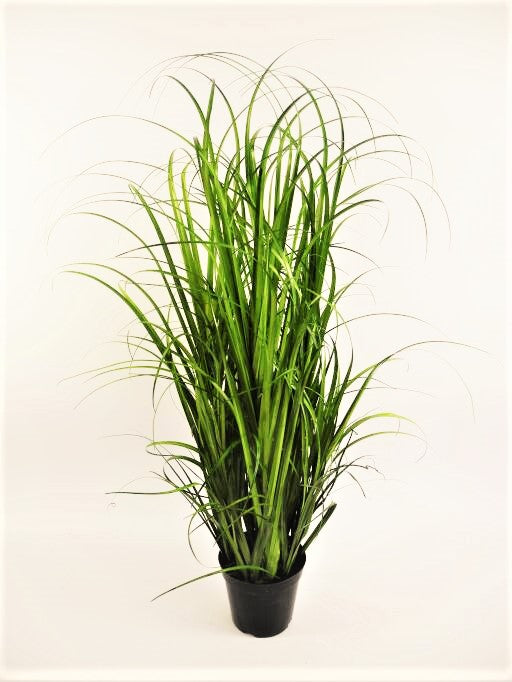 Gras in Platiktopf mit Moos H 95cm