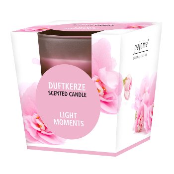 Duftkerze im Glas Light Moments H8cm