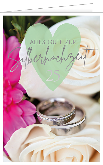 Alles Gute zur Silberhochzeit