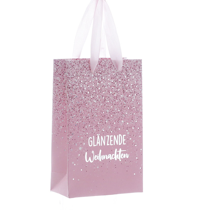 Papiertüte Glänzende Weihnachten