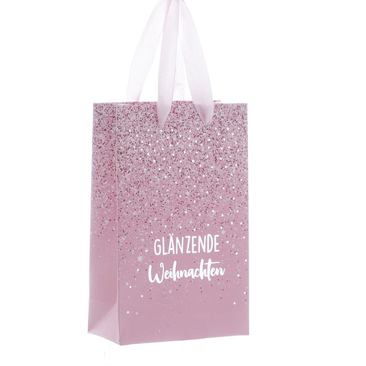 Papiertüte Glänzende Weihnachten
