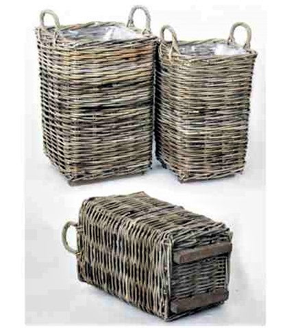 Korb quadratisch hoch, 35x35cm H61cm
