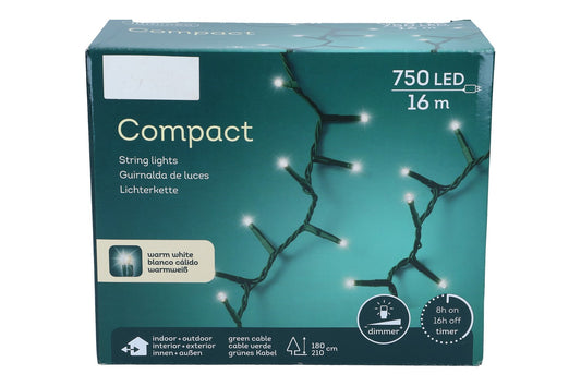 LED Lichterkette, 750 LED, 16m, 1 Stück