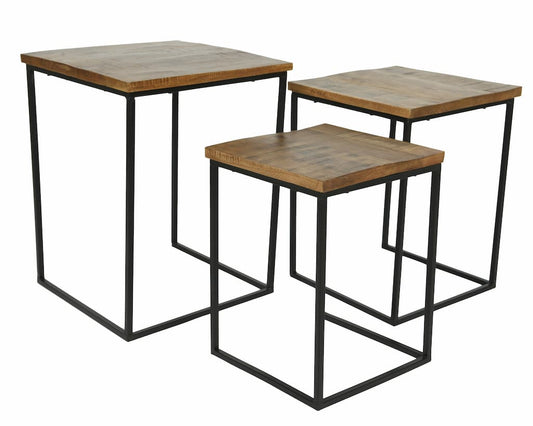 Tisch 44x44cm H56cm, Ve. 1 Set 3er