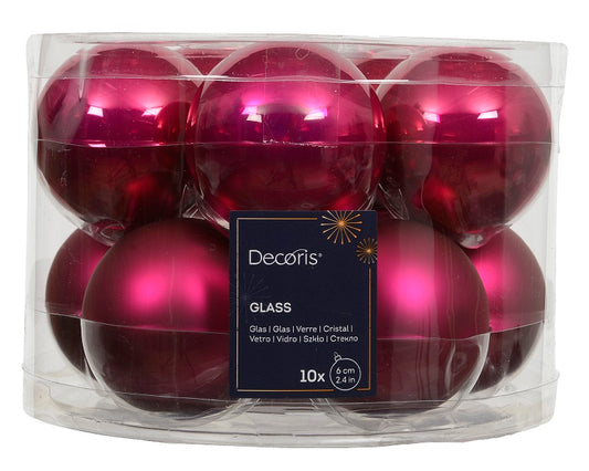 Christbaum Kugel Mix D6cm Ve. 10 Stk