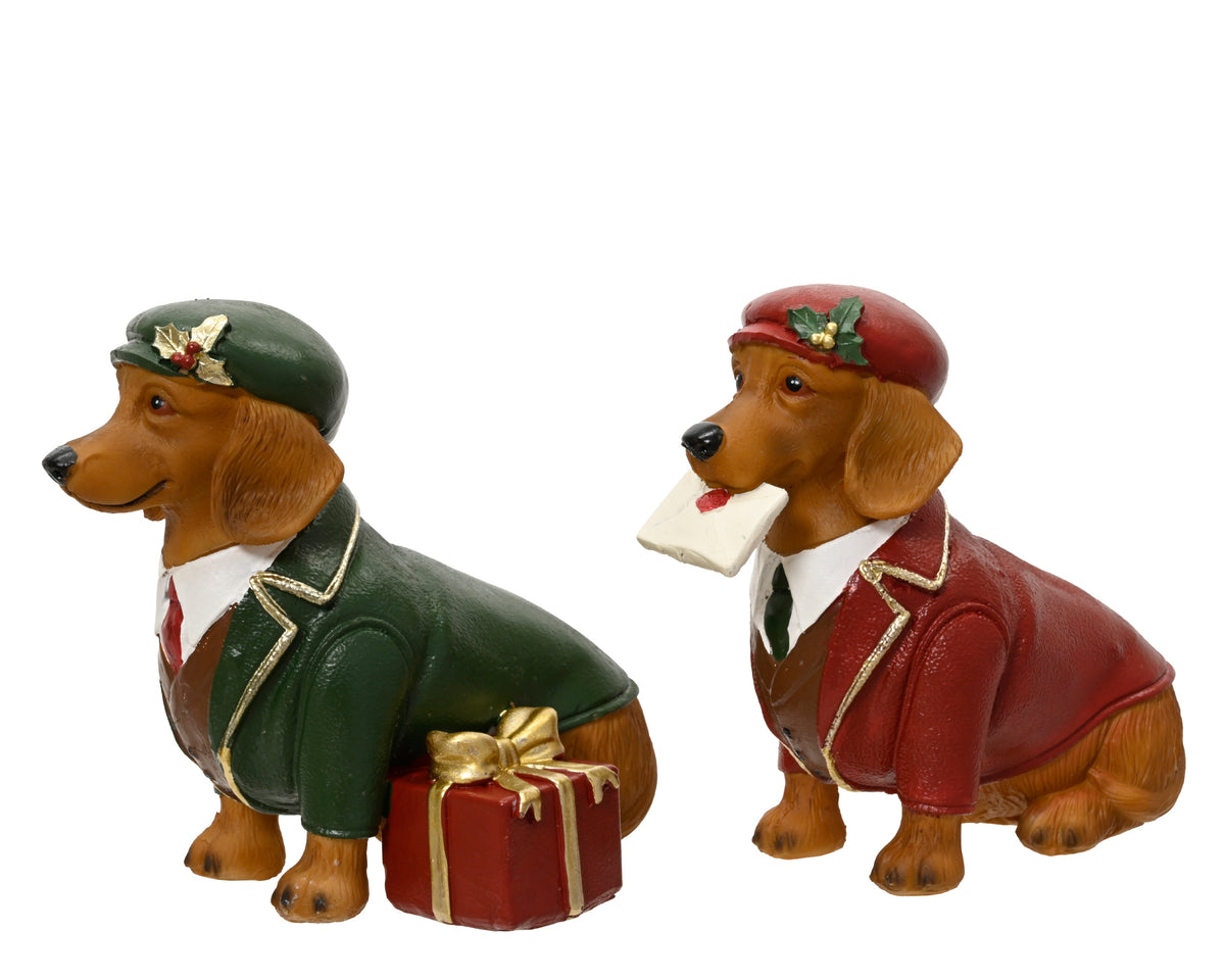 Hund Dackel H14cm