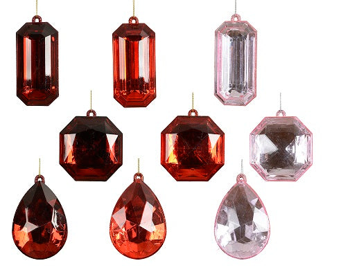 Hänger Diamant 8 x 3,2cm H12,1cm