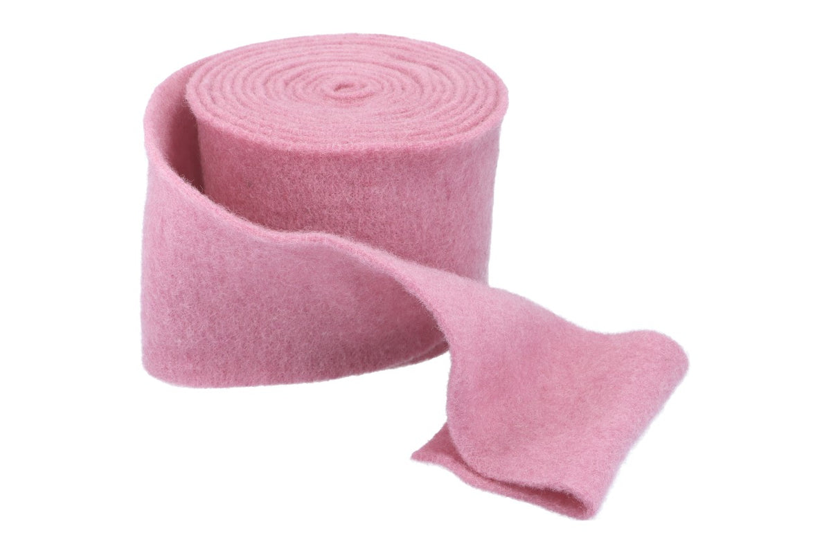Topfband, erika hell, Br. 15cm  Ve. 5m