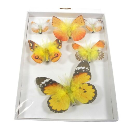Schmetterling auf Clip D5/8/12cm (#200401016)