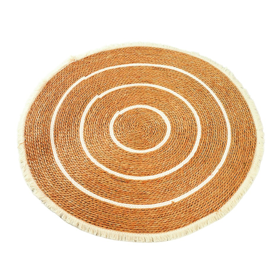 Teppich mit Fransen rund D99cm, Ve. 1Stk (#220637044)