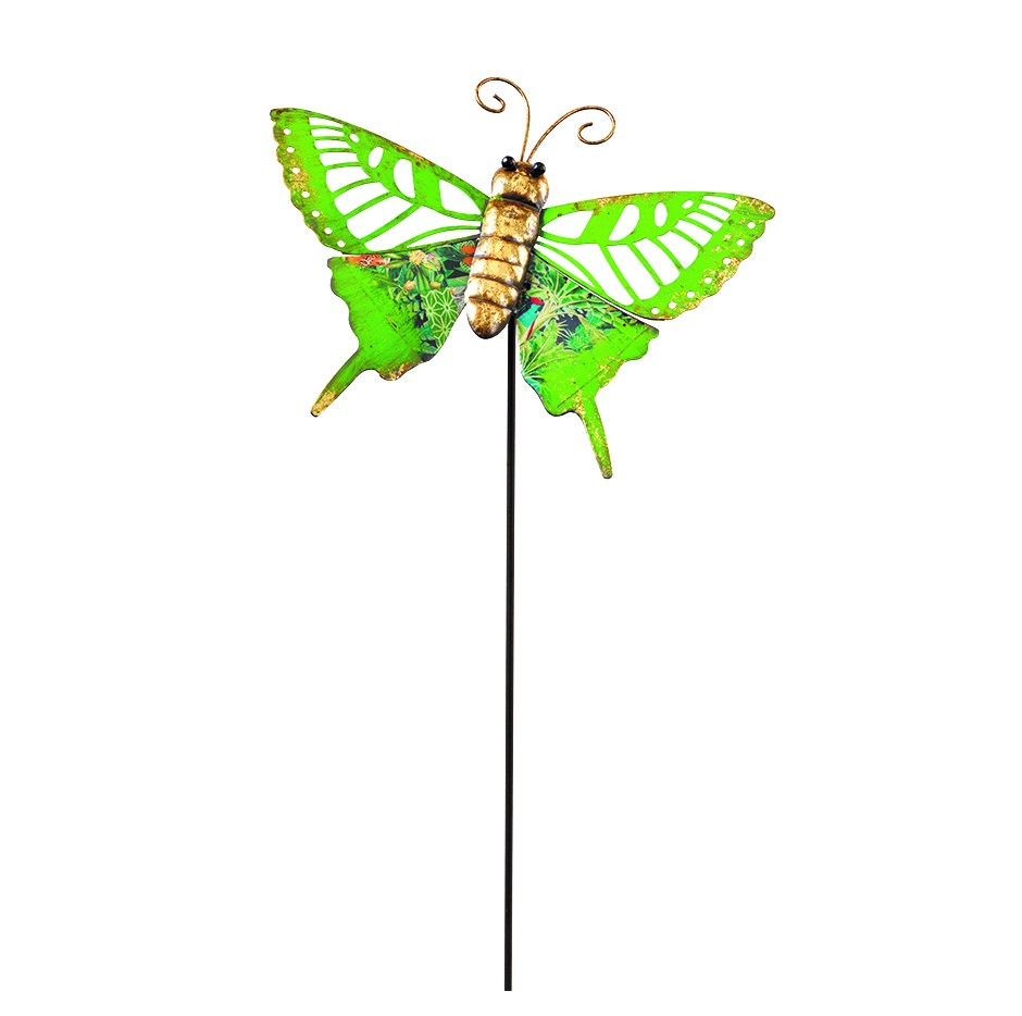 Schmetterling auf Stab D29cm H74cm (#154446000)