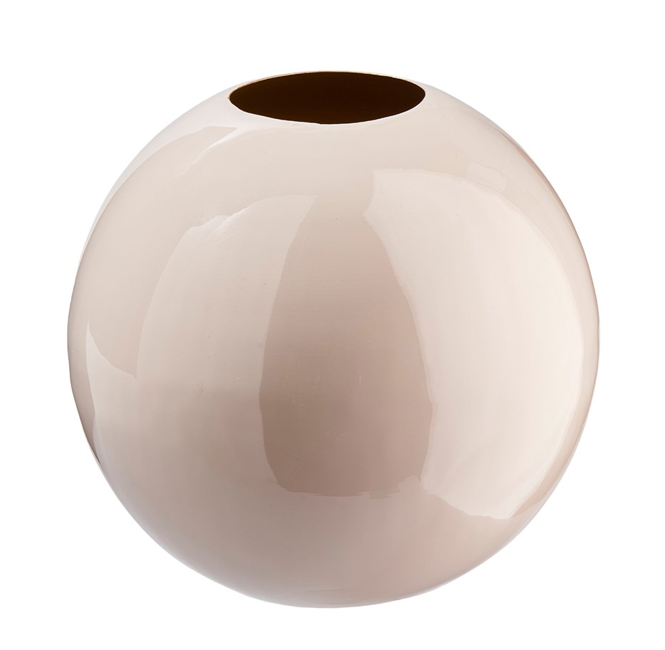 Vase aus Metall, kugelig, D20 H19cm (#154917010)