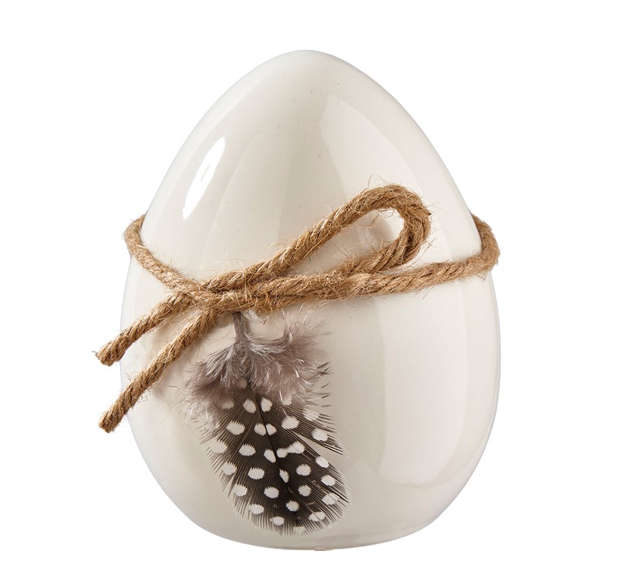 Ei mit Schleife und Feder, Ve. 1 Stk (#141101000)