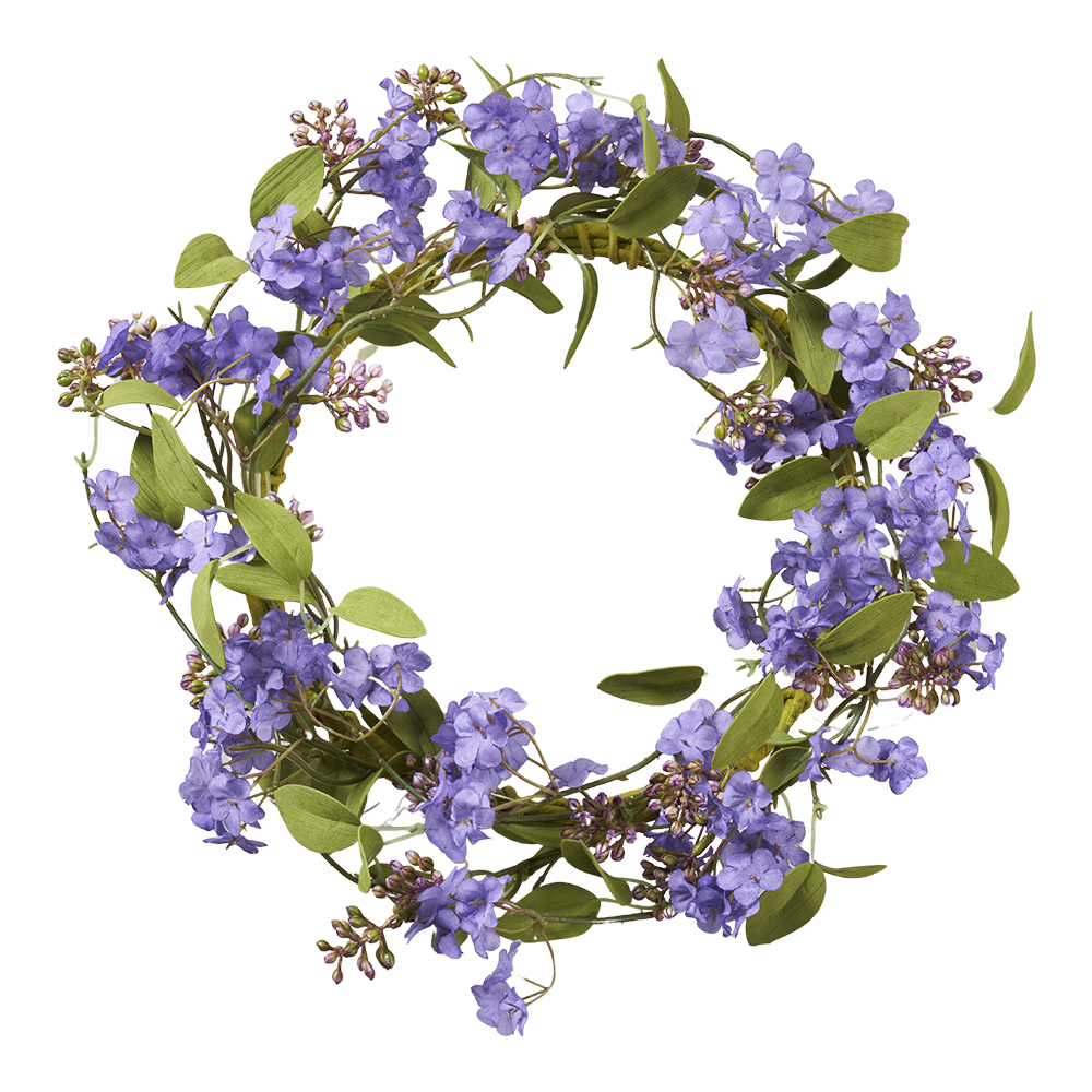 Blütenkranz D45cm, purple, Ve. 1 Stk (#181658334)
