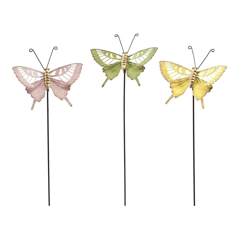 Schmetterlinge auf Stab, L45cm Ve. 3 Stk (#132340019)