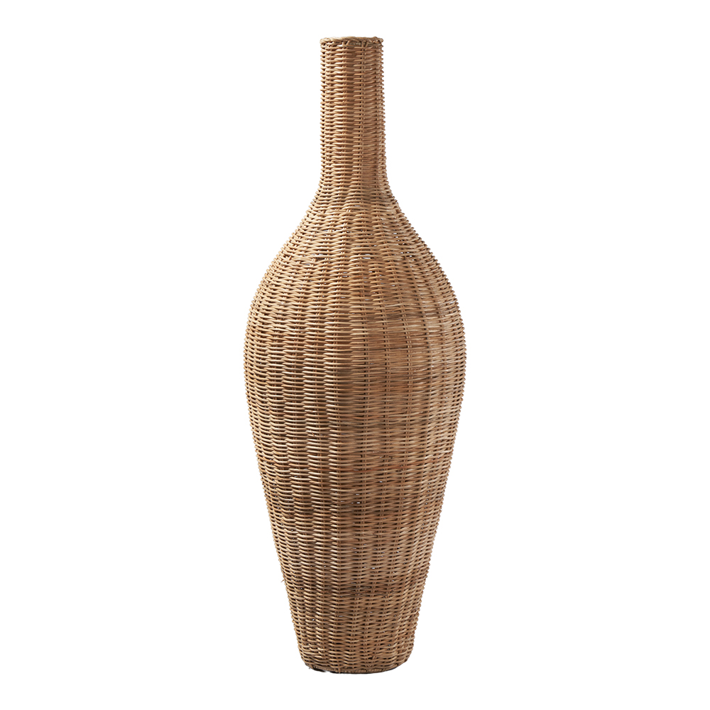 Vase aus Rattan Hoch, Ve. 1 Stk (#220928000)