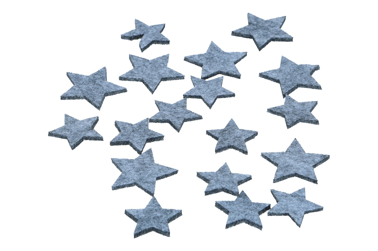 Streu Sterne aus Filz D3&4cm, Ve = 96Stk (#202252023)