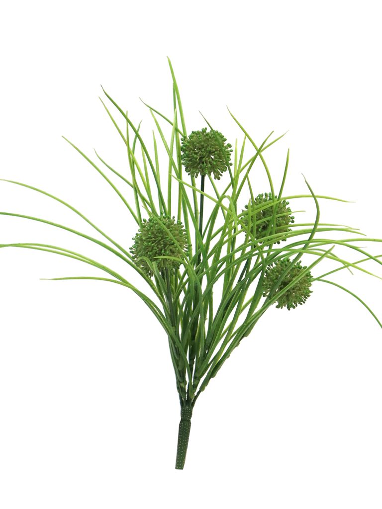 Allium Busch mit Gras 39cm, Ve. 1 Stk