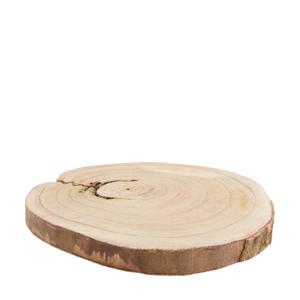 Holzscheibe aus Paulownia-Holz D30 H3cm