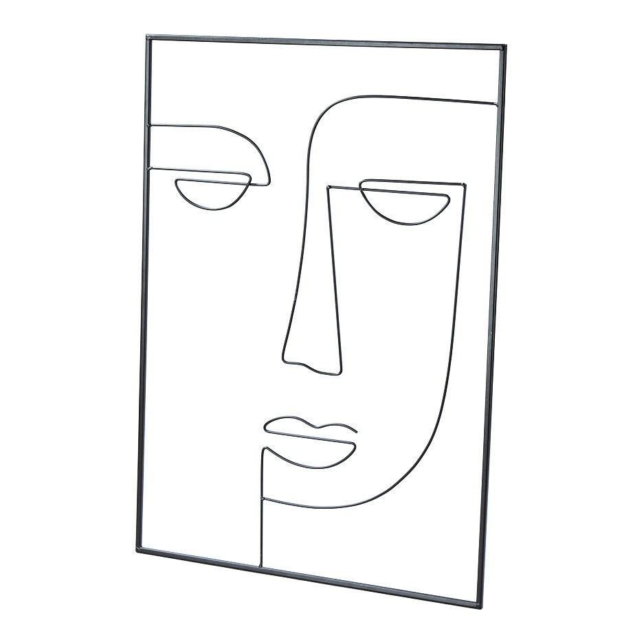 Gesicht im Rahmen 36 x 50cm, Ve. 1 Stk (#154297000)