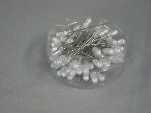 Deko-Nadel mit Perle, 72 Stück